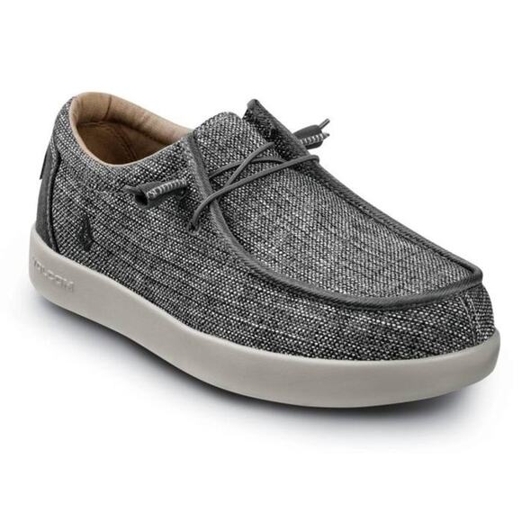VOLCOM Men's Grey Chill MaxTRAX® Composite Toe Slip-On Oxford Work Shoes | NEW! - Picture 1 of 15